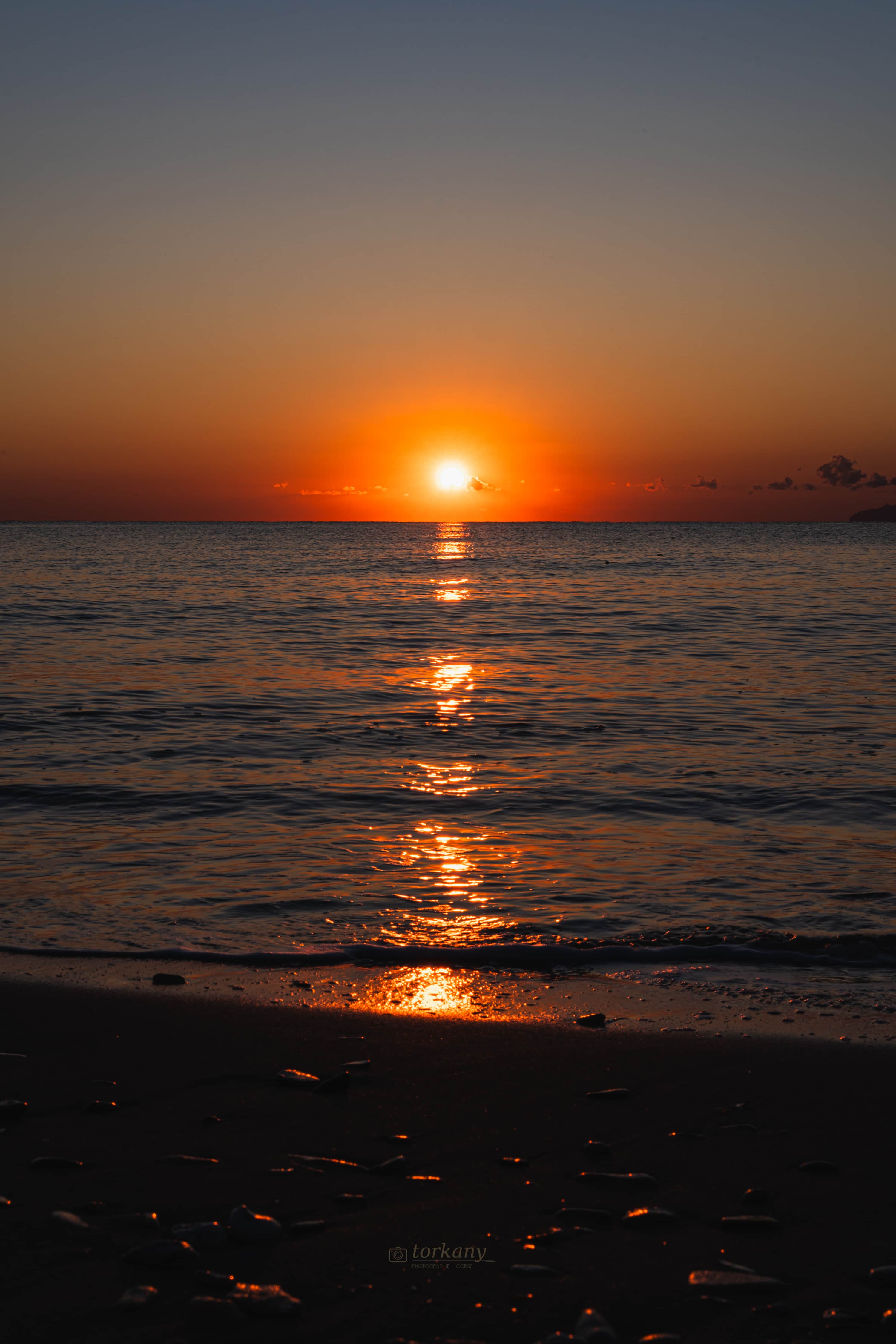 Lever de soleil sur Figareto