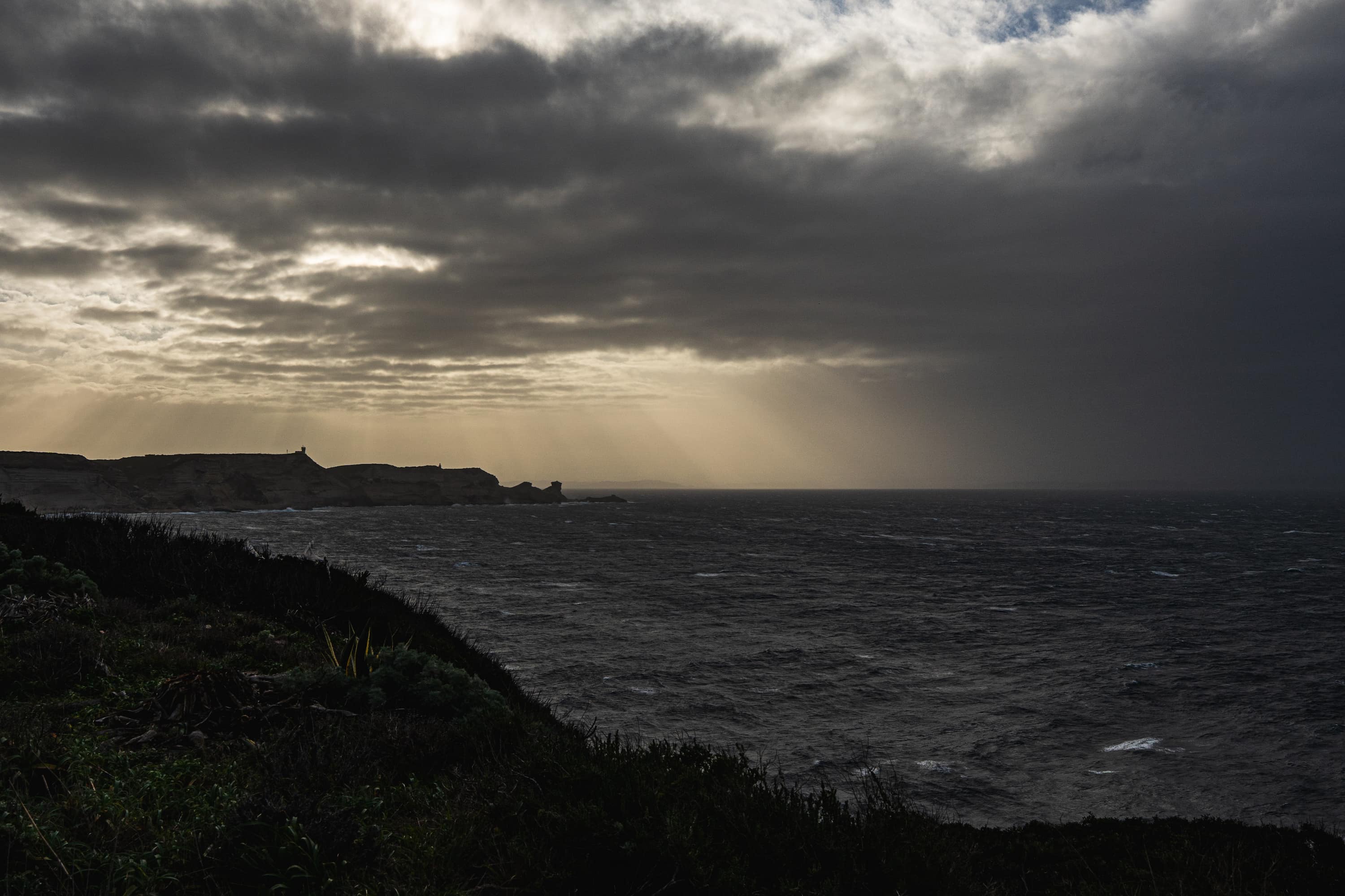 Tempête Nils à Bonifacio